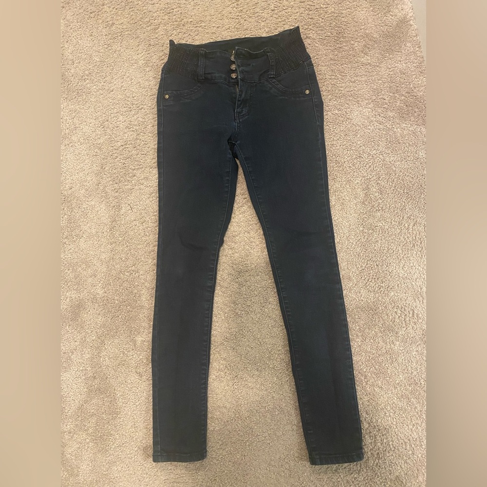 Women's Dark Blue Skinny Jeans